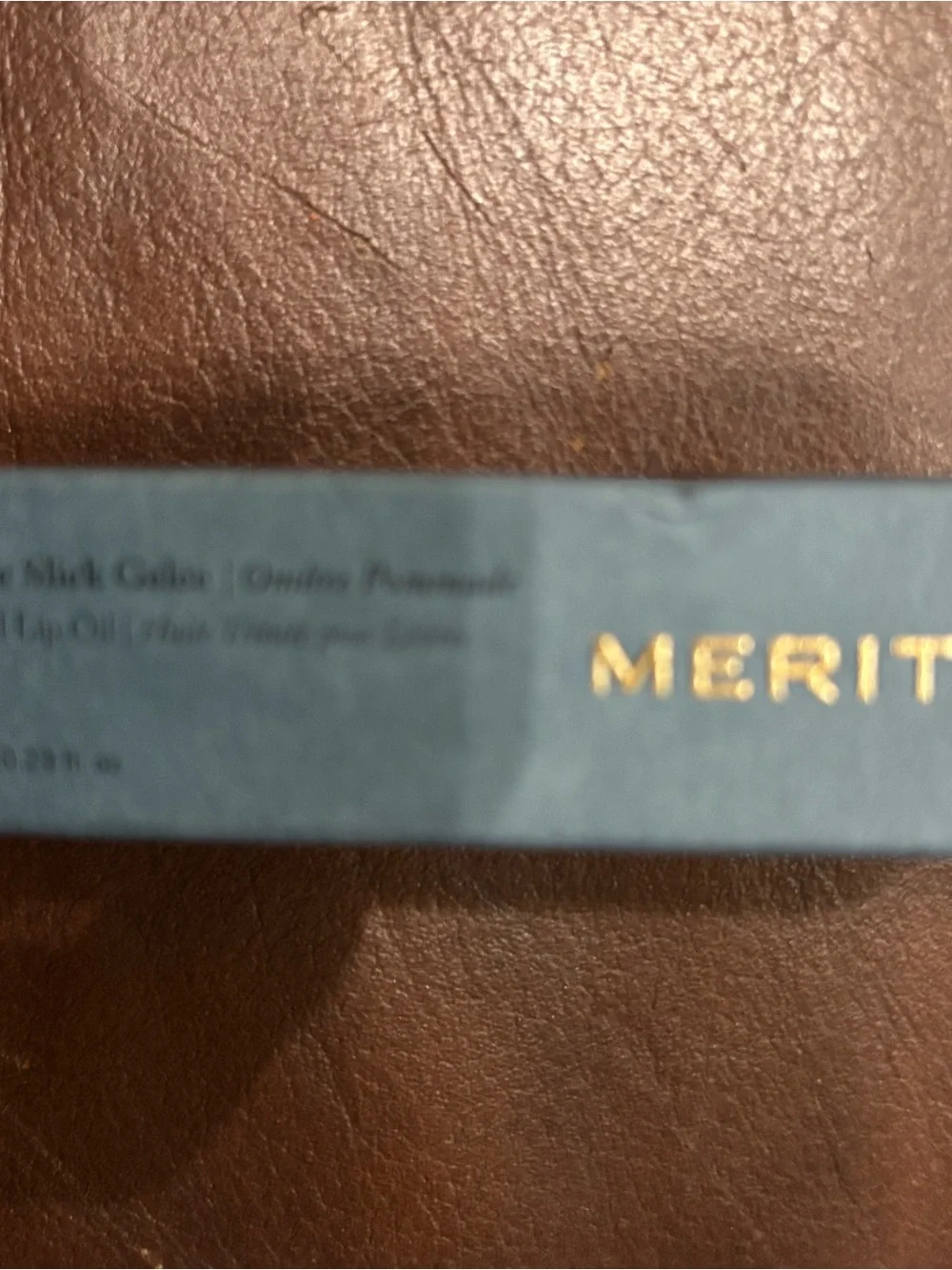 NIB Merit Shade Slick Gelee Tinted Lip Oil Gloss -Les Deux